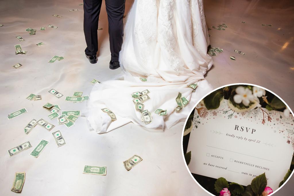 'Scamming couple' dupes wedding guests into paying almost $3k each