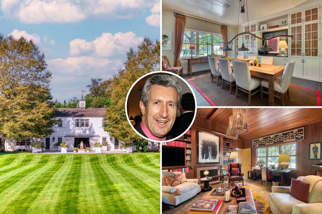 Exclusive | Late architect Thierry Despont's chic Hamptons estate sells for $17.9 million in all-cash deal