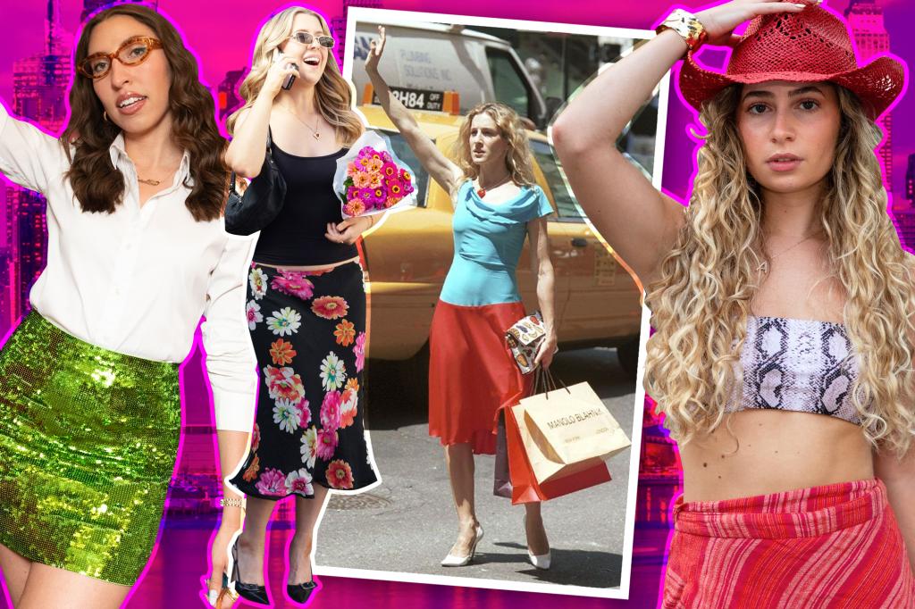 Exclusive | Gen Z fashionistas are still finding inspiration in Carrie Bradshaw's quirky look - more than 25 years after 'SATC' aired: 'Too much isn't too much'