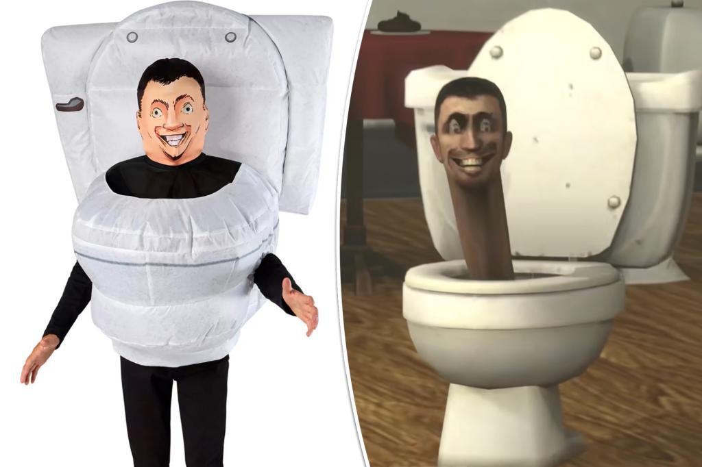 The scary and viral "Toilet Squid" is now a Halloween costume that will haunt your dreams